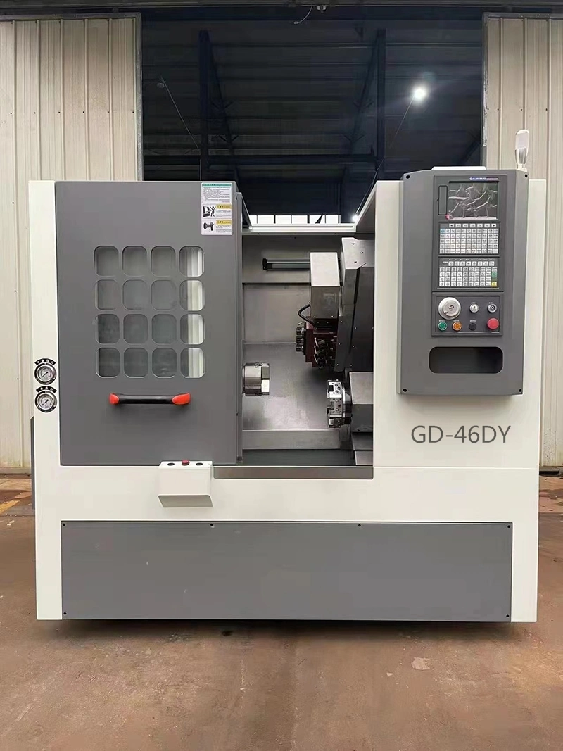 CD46-3+3 CNC Lathe Machine 5 Axis CNC Turning and Milling Composite Machine