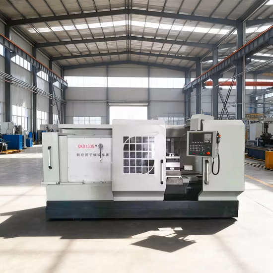 Cutting Pipe Threads on Automatic CNC Lathe Machine