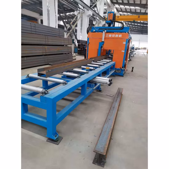 120A 160A 200A Automatic Angle Beam Cutting Machine and CNC Drilling Hole Flame Plasma Cutting Machine