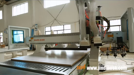 Mars Xs300 Woodworking Machine with Yaskawa Servo Motor Atc Auto Disk Tool Change Wood Design CNC Machine